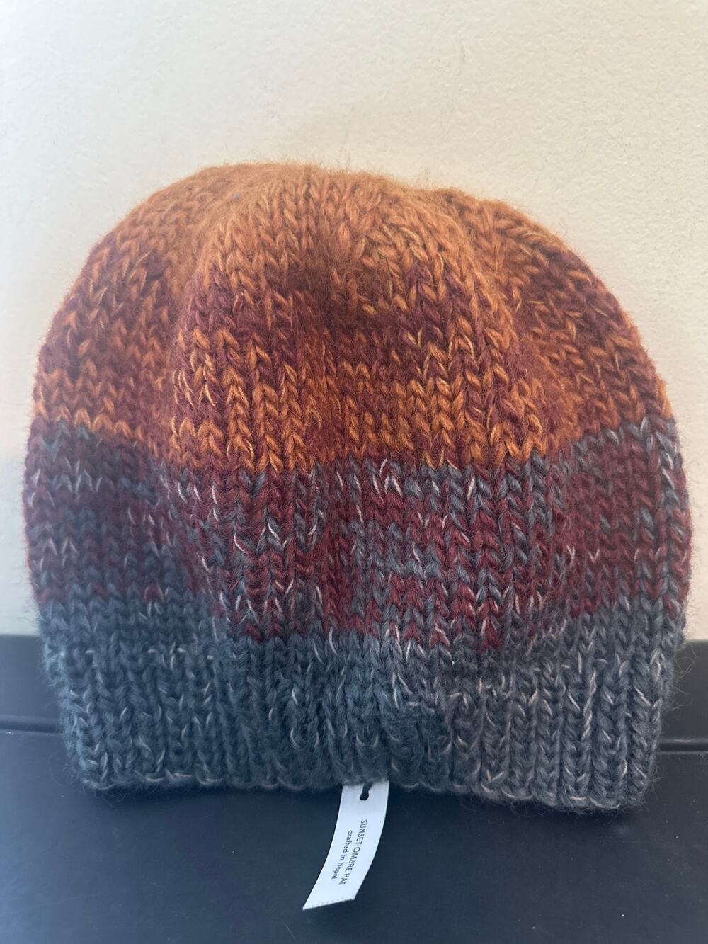 KTS Sunset Ombre hat crafted in Nepal